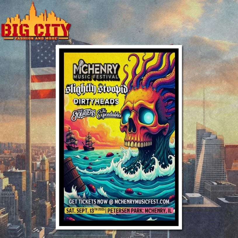 Slightly Stoopid Petersen Park McHenry Sept 13 2025 Poster shirt