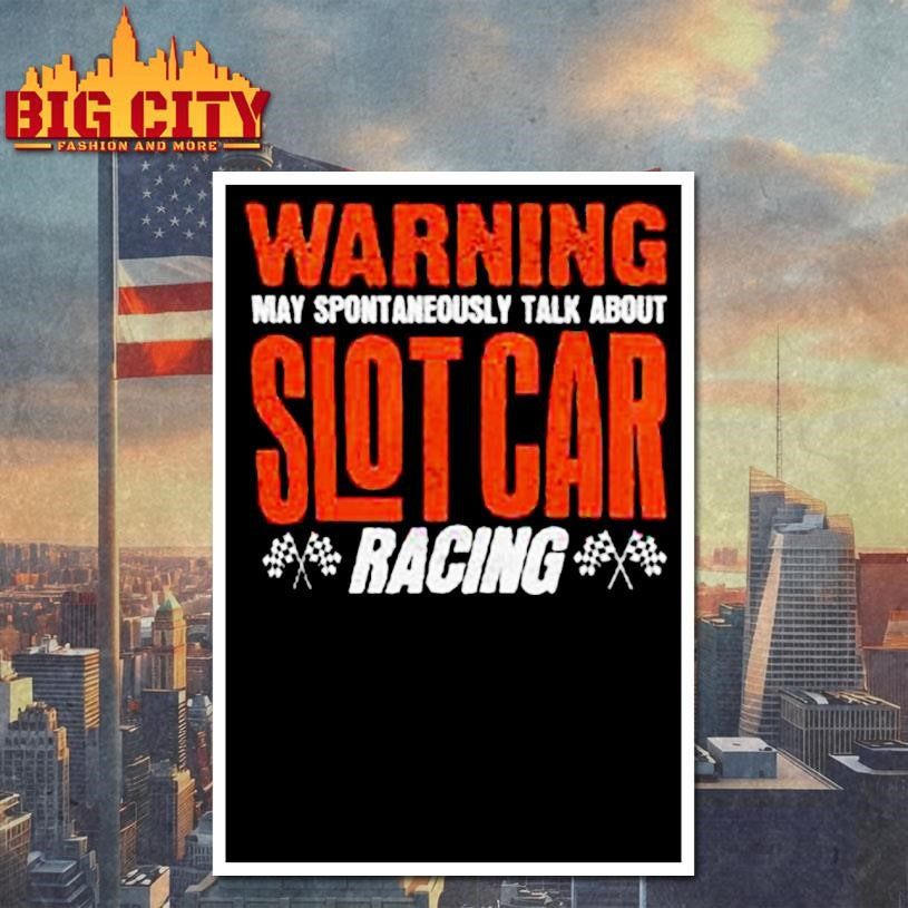 Slot Car Racing, Petrol Head, Car Lover’ Men’s Shirt