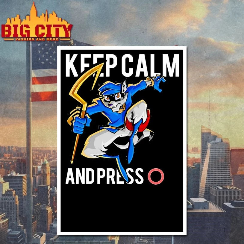 Sly Cooper Keep Calm And Press O shirt