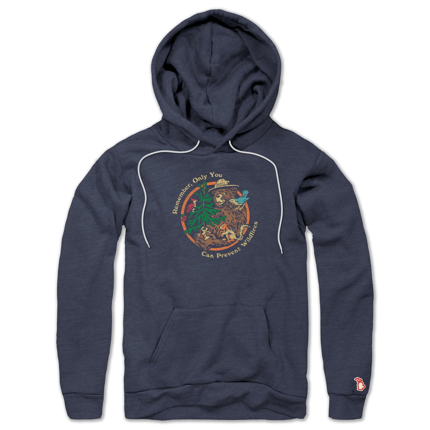 SMOKEY BEAR - AND FRIENDS ALL SEASON HOODIE (UNISEX)