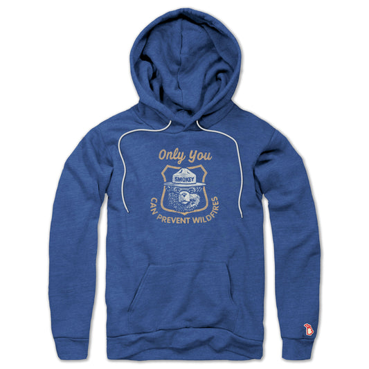 SMOKEY BEAR - SHIELD ALL SEASON HOODIE (UNISEX)