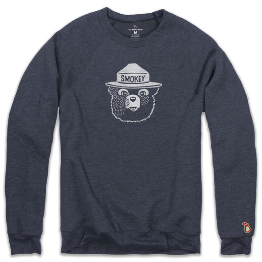 SMOKEY BEAR - WOOD CARVING FLEECE SWEATSHIRT (UNISEX)