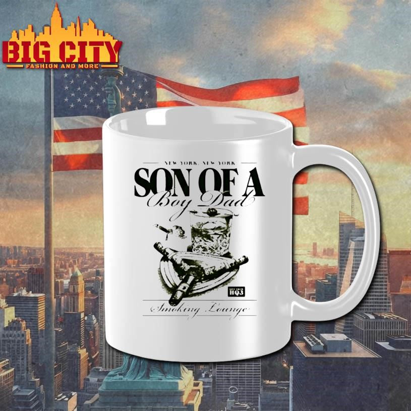 Smoking Lounge Son Of A Boy Dad New York Shirt