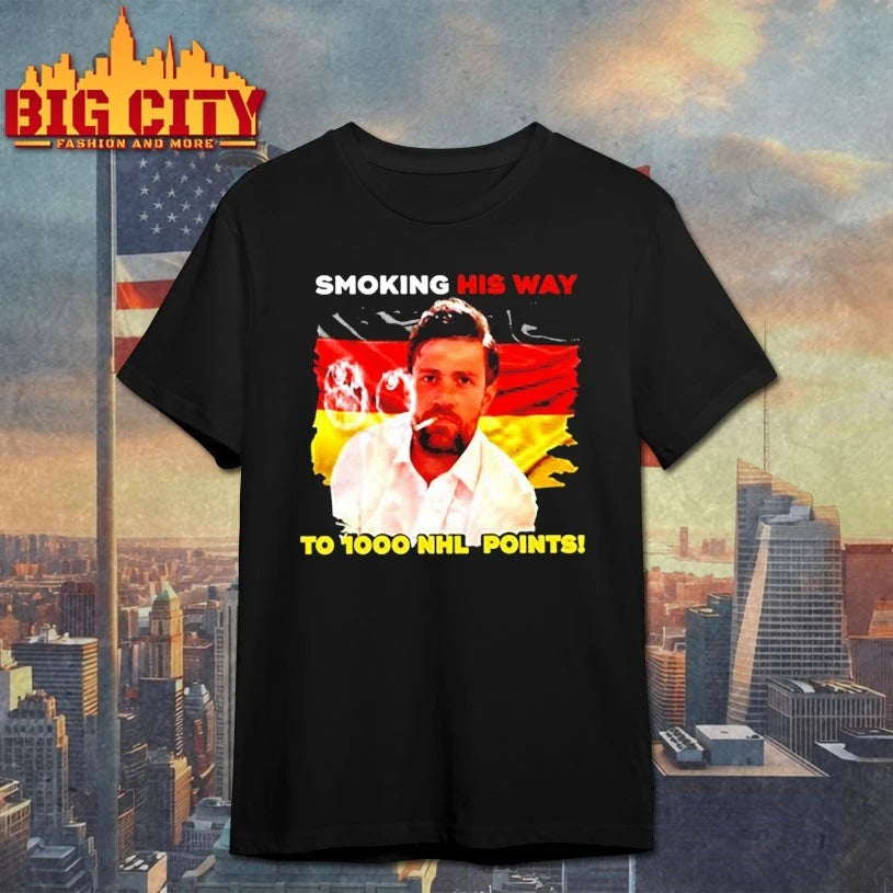 Smoking his way to 1000 shirt