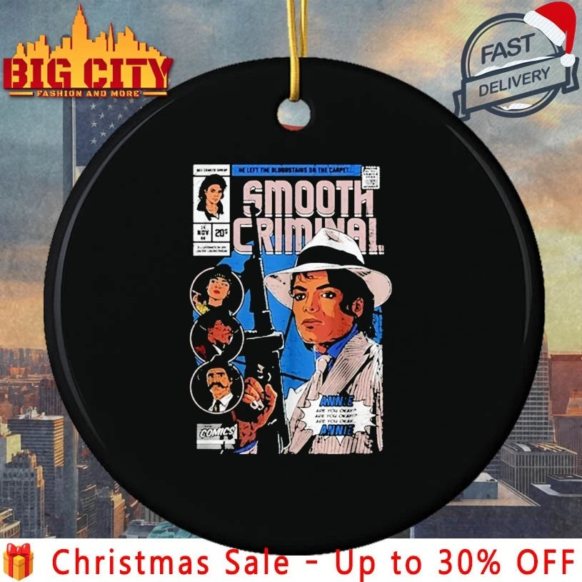 Smooth Criminal Retro Comic Michael Jackson Graphic shirt