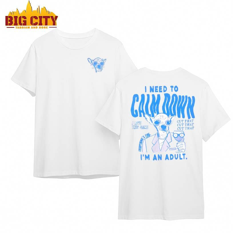 Smosh Calm Down 2025 Two Sided Shirt