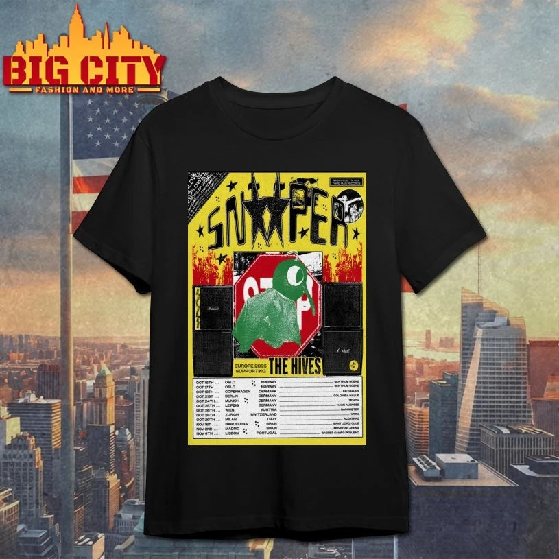Snooper With The Hives EU 2025 Tour Poster shirt