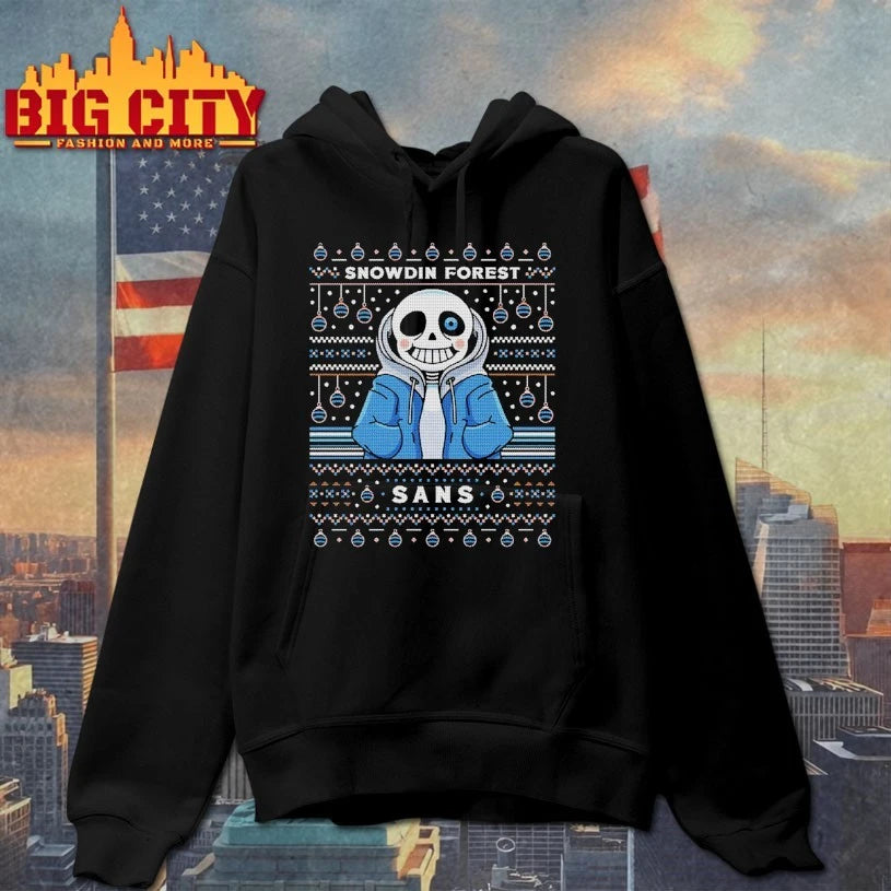 Snowdin Forest San ugly christmas shirt