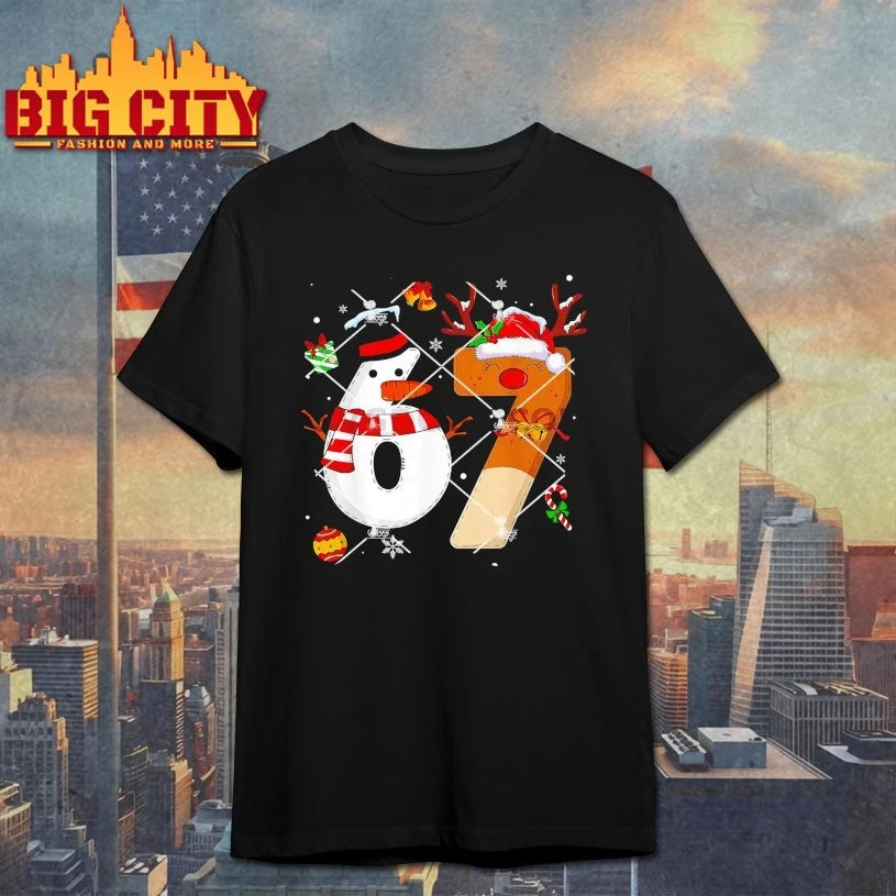 Snowman 67 Six Seven Christmas shirt