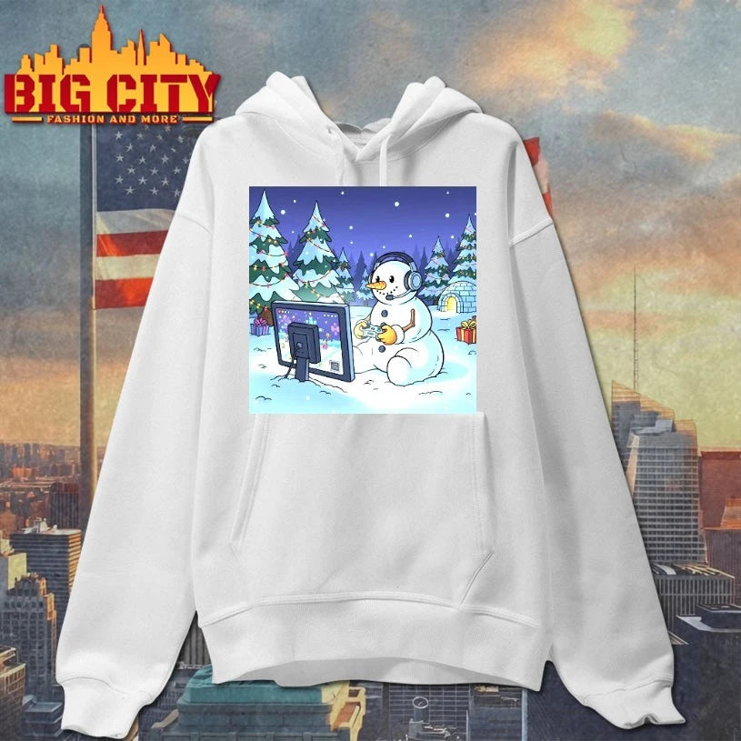 Snowman Playing game christmas shirt
