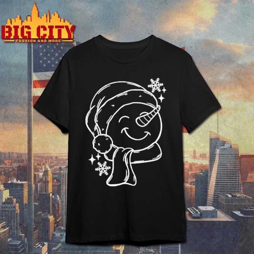 Snowman Stick Figure Cute Shirt