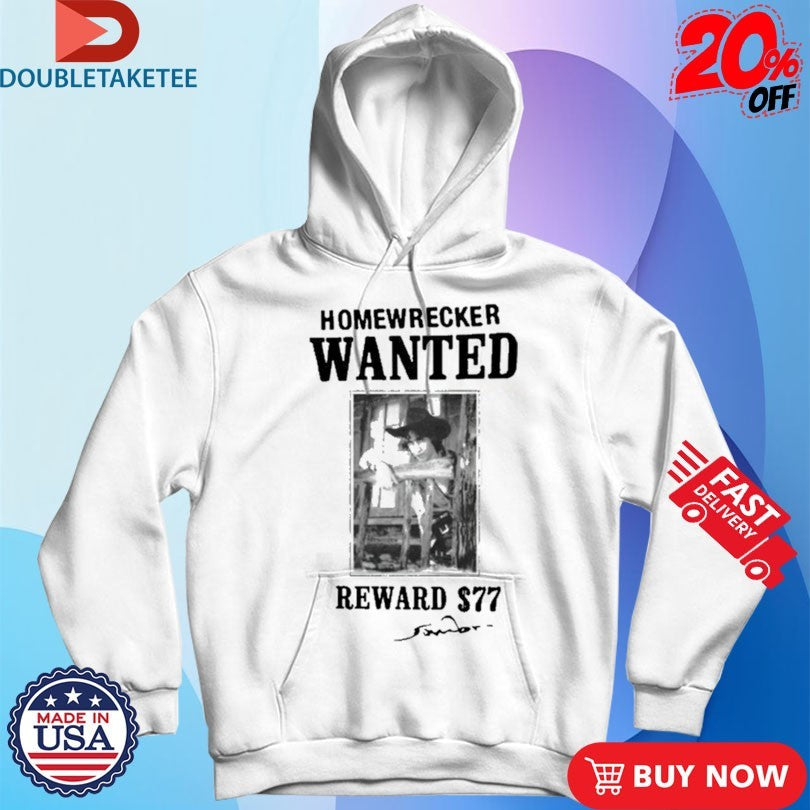 Sombr Homewrecker Wanted Reward $77 T-shirts