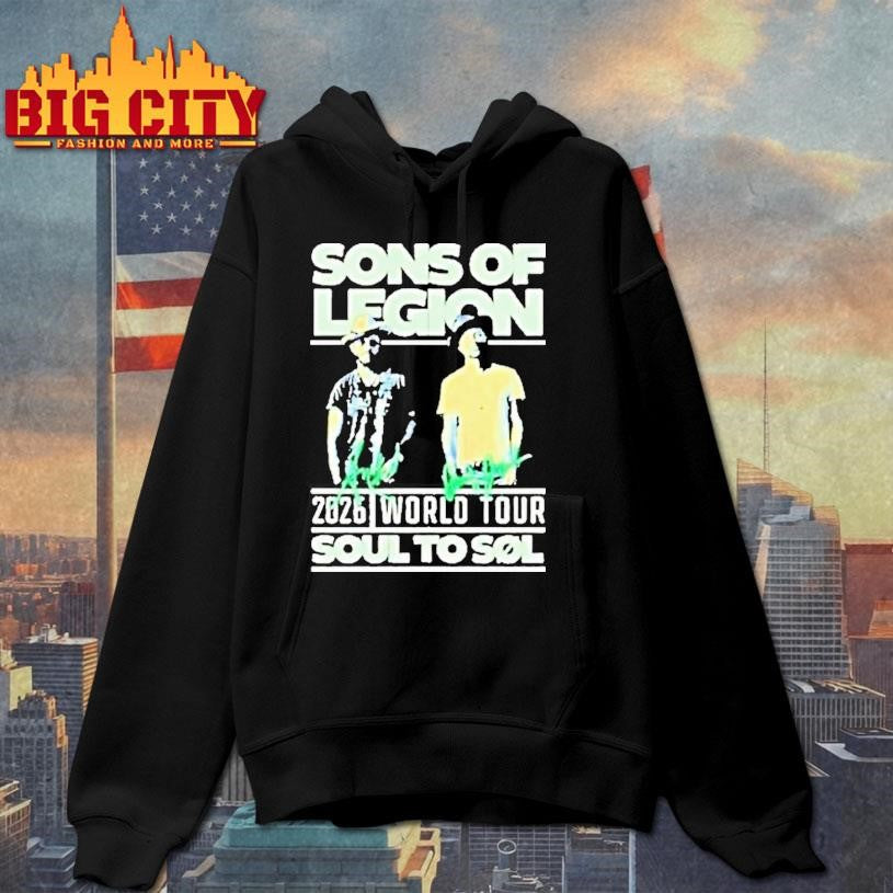 Sons Of Legion 2026 World Tour Soul To Sol Shirt