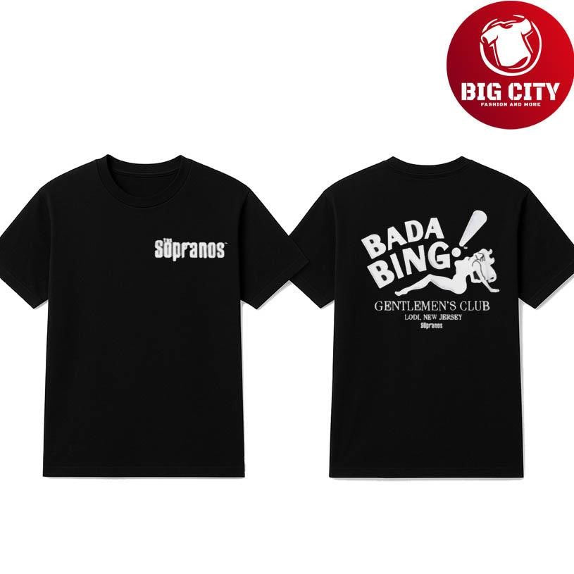 Sopranos Bada Bing Gentlemen’s Club Lodi New Jersey Two Sided Shirt