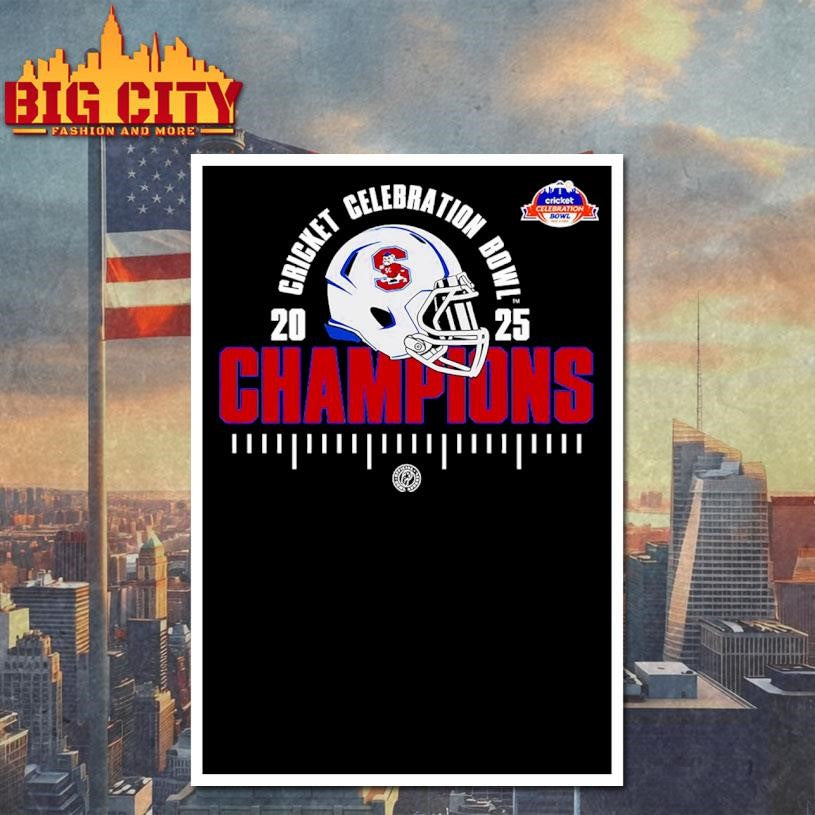South Carolina State Bulldogs Cricket Celebration Bowl Champions NCAA Football 2025 Shirt