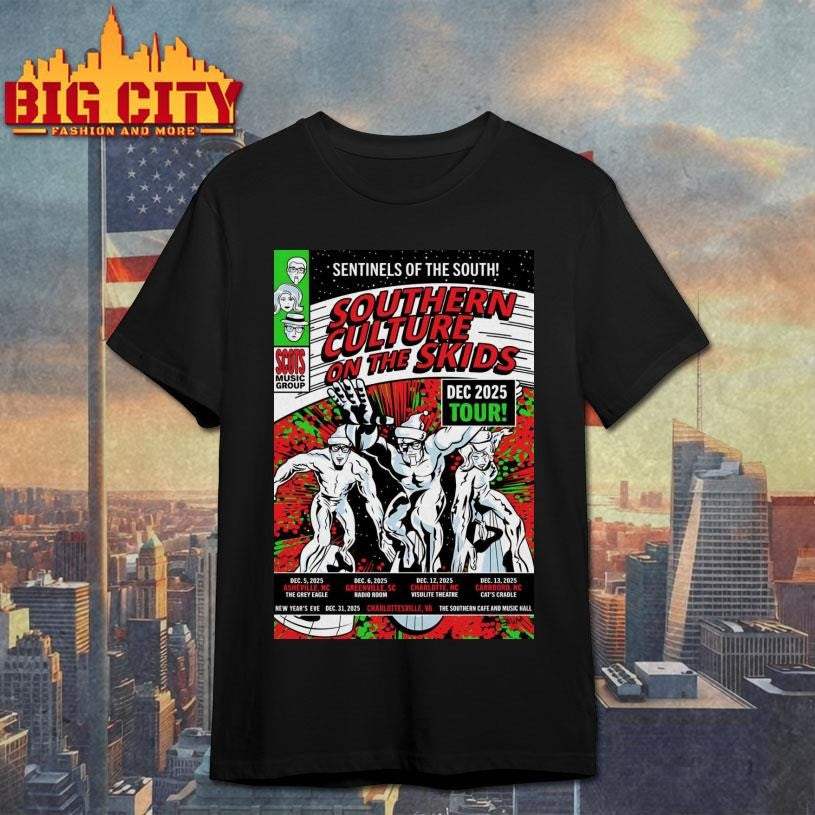 Southern Culture On The Skids Dec 6 2025 Greenville SC Poster Shirt