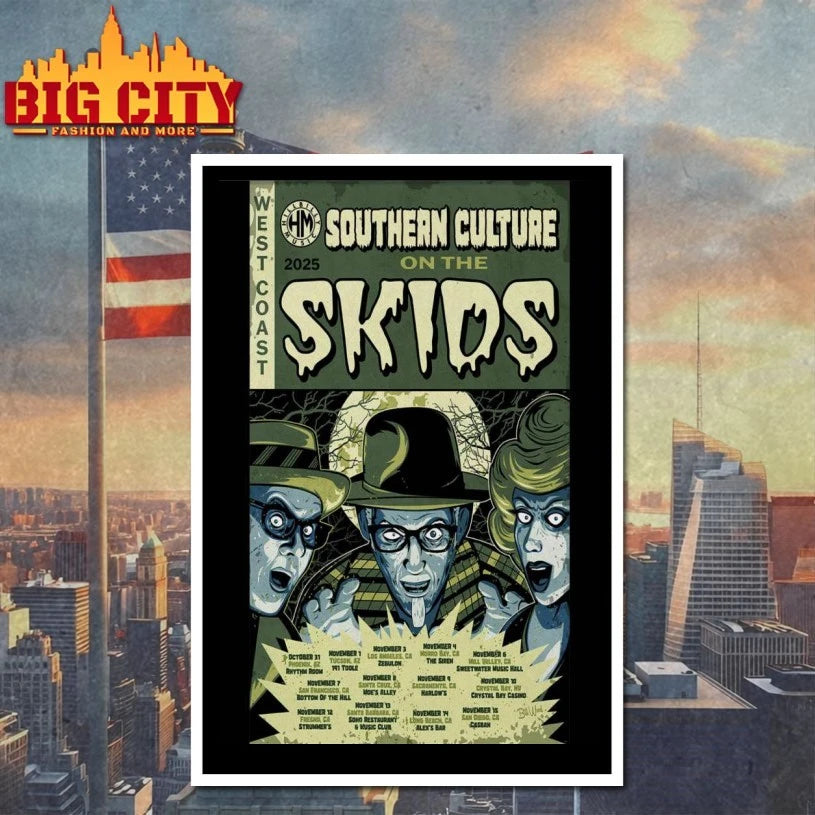 Southern Culture On The Skids West Coast 25 Poster shirt
