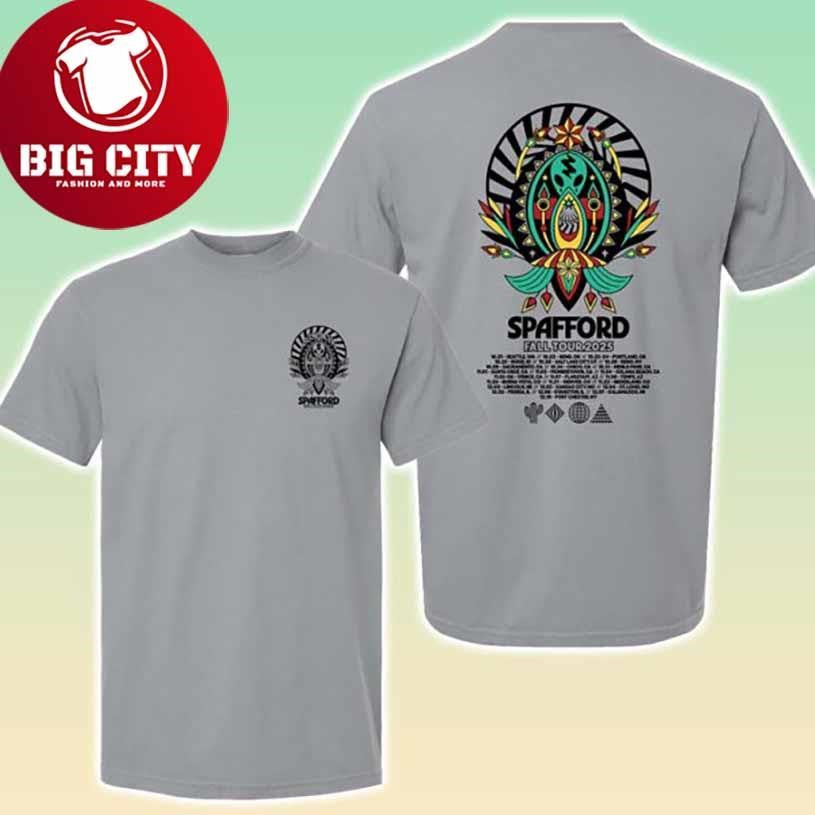 Spafford Fall Tour 2025 Merch Tee Dates List Shirt