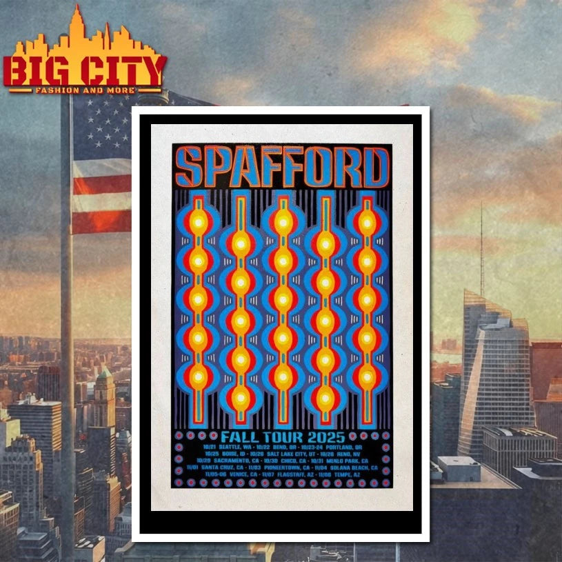 Spafford Fall Tour 25 Poster Shirt
