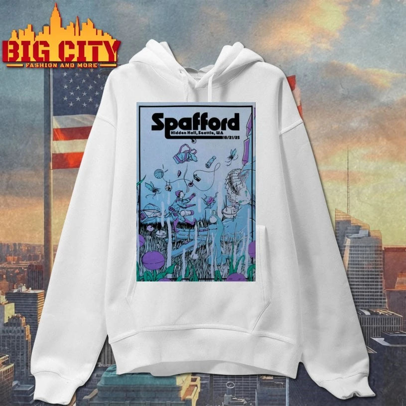 Spafford Tour Oct 21 2025 Hidden Hall Seattle Poster shirts