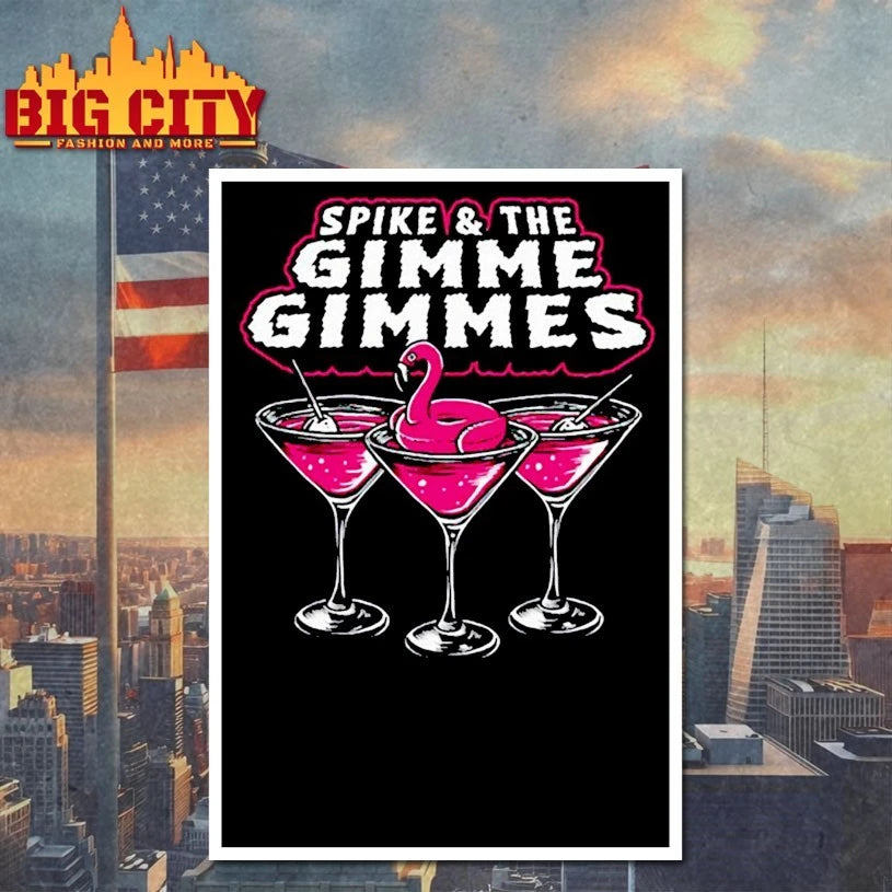 Spike And The Gimme Gimmes Flamingo shirts