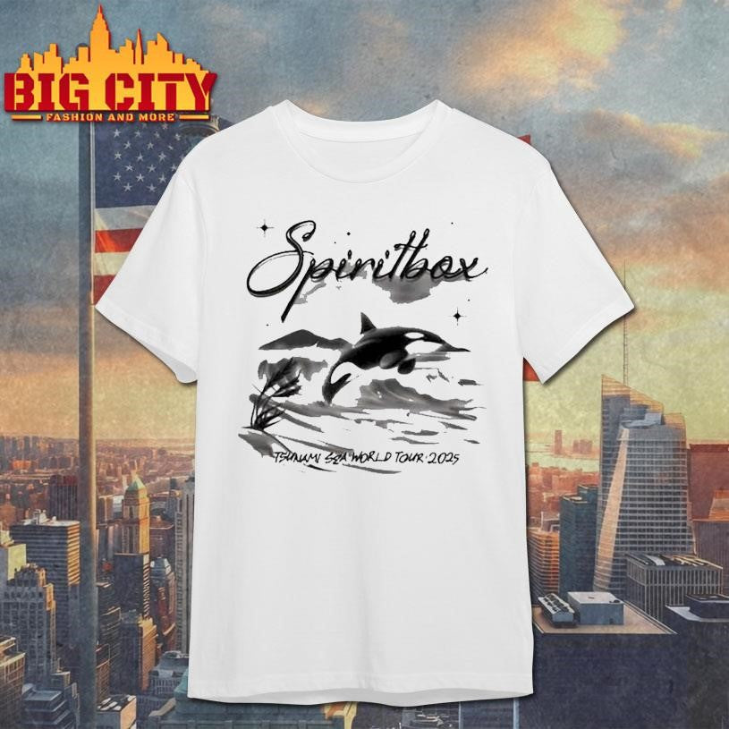 Spiritbox Tsunami Sea World Tour 2025 Orca Whale Shirt