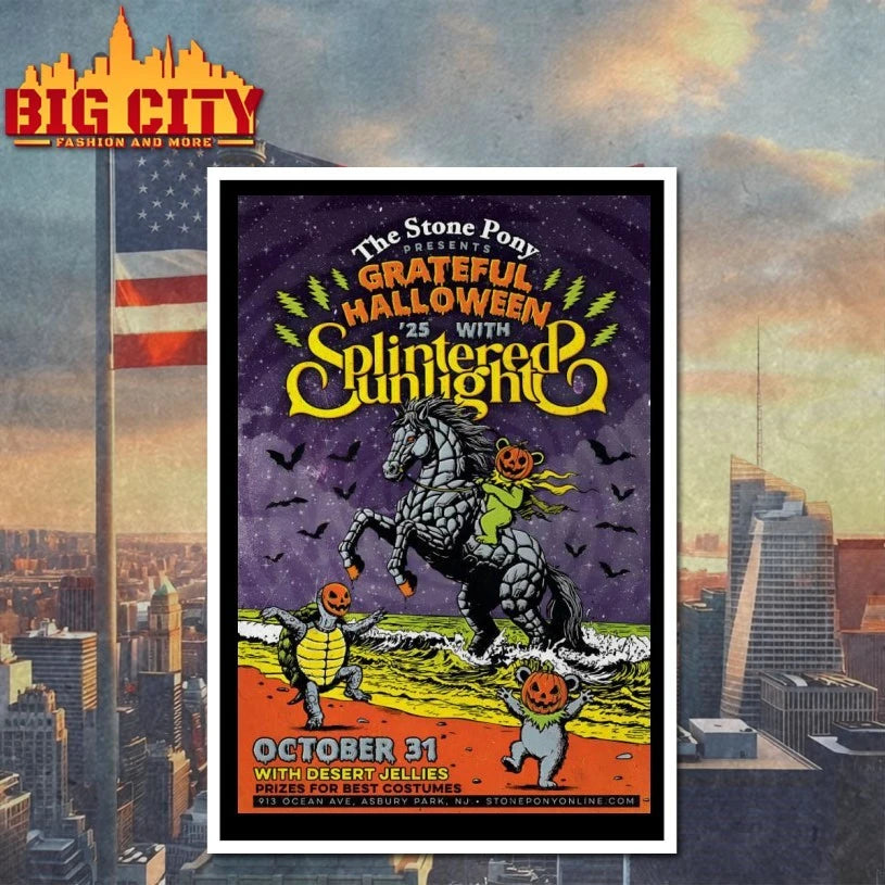 Splintered Sunlight Asbury Park Halloween Show On Oct 31 2025 Poster Shirt