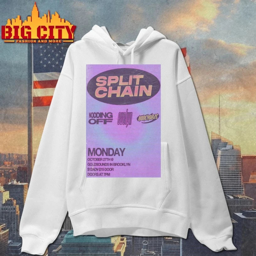 Split Chain Gold Sounds Brooklyn NY Poster Shirt