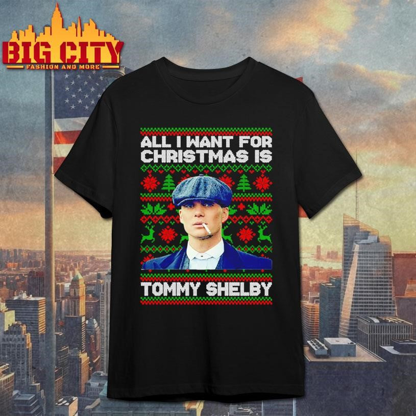 Spoofytees Tommy Shelby Peaky Blinders Ugly Christmas Shirt