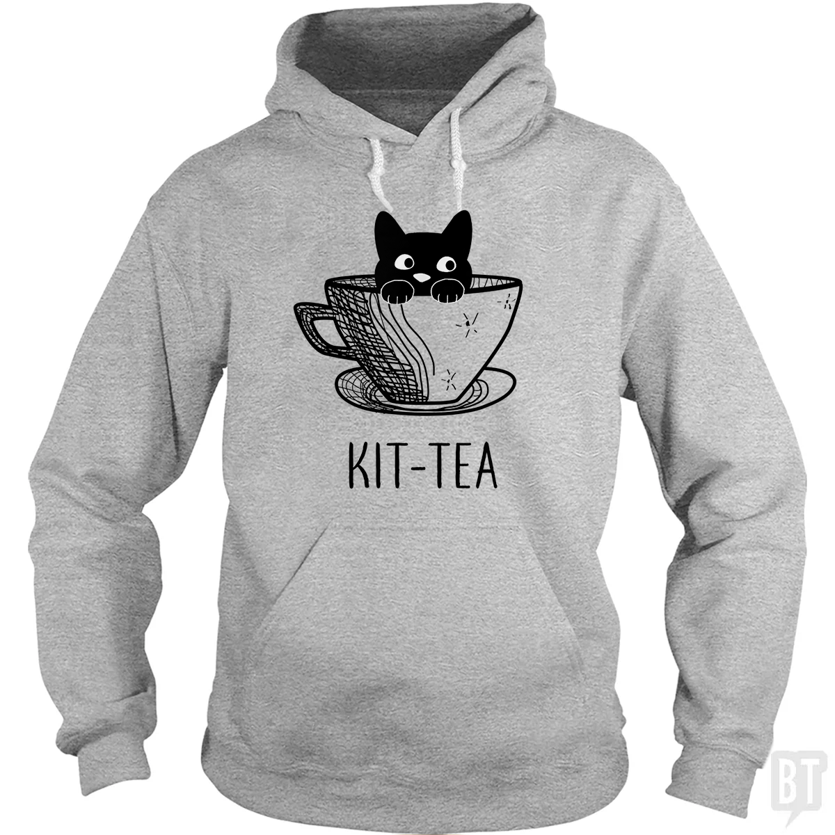 Kit-Tea Funny Cat Lover Hoodie