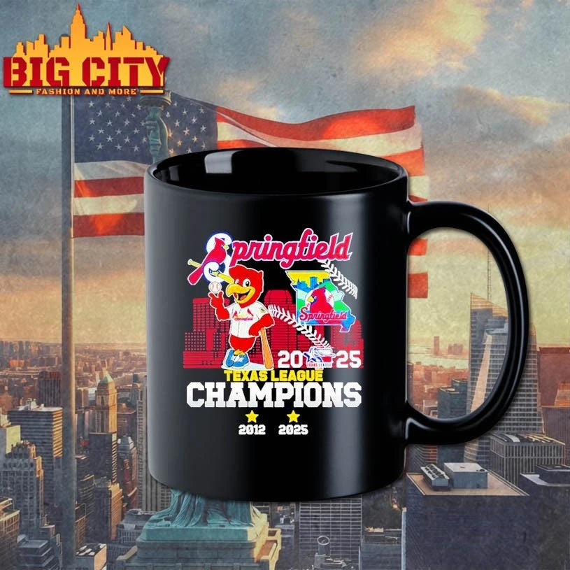 Springfield 2025 Texas League Champions Mascot shirts