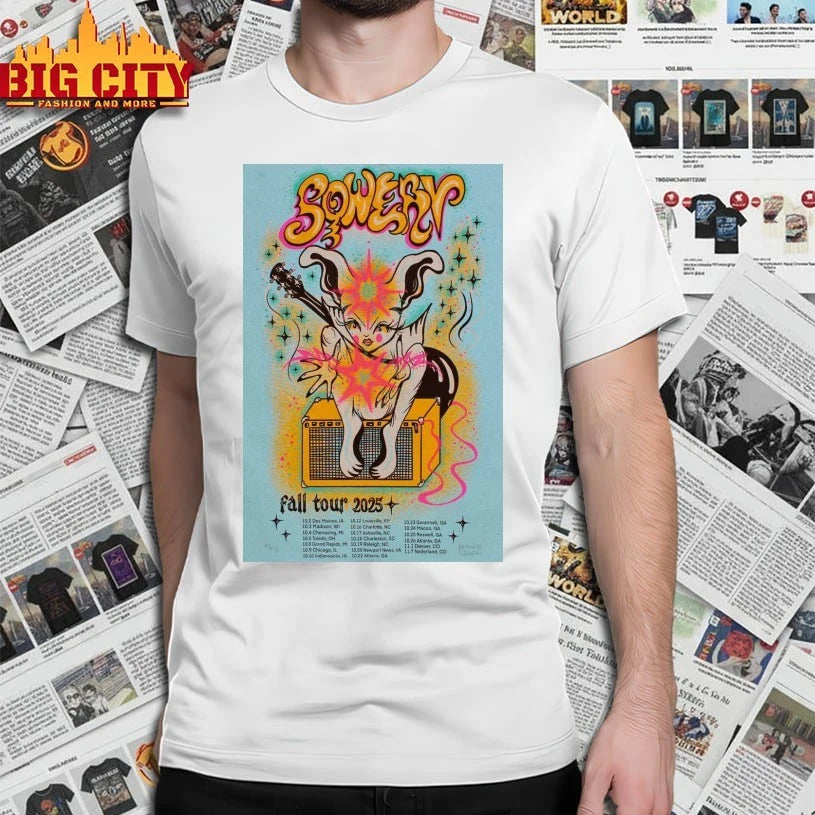 Sqwerv 2025 Fall Tour Poster shirt