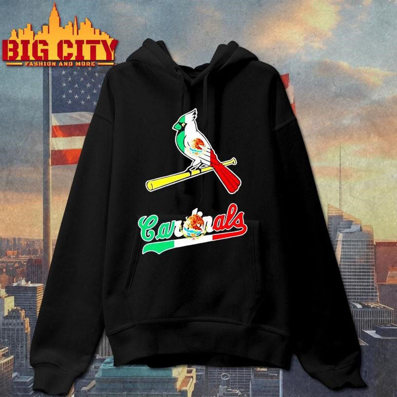 St Louis Cardinals Baseball X Mexican Flag Shirt
