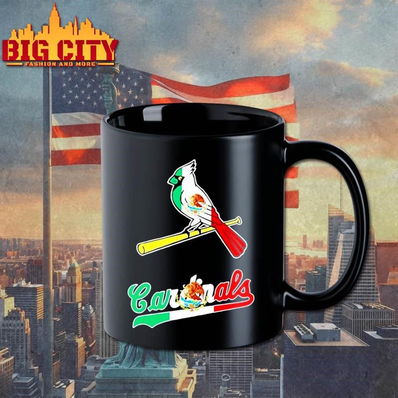 St Louis Cardinals Baseball X Mexican Flag Shirt