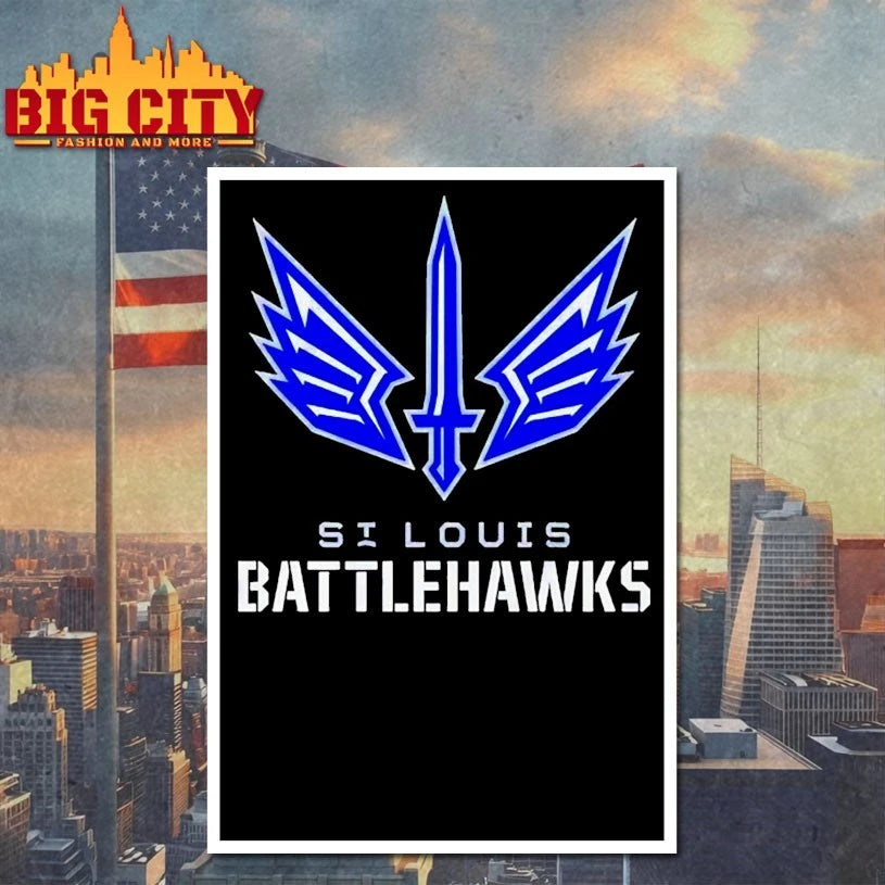 St. Louis Battlehawks Lockup Logo Shirt