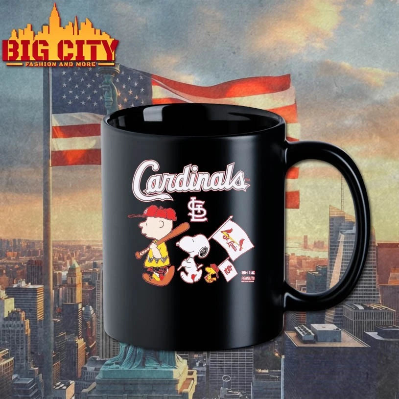 St. Louis Cardinals Toddler Peanuts Flag shirt