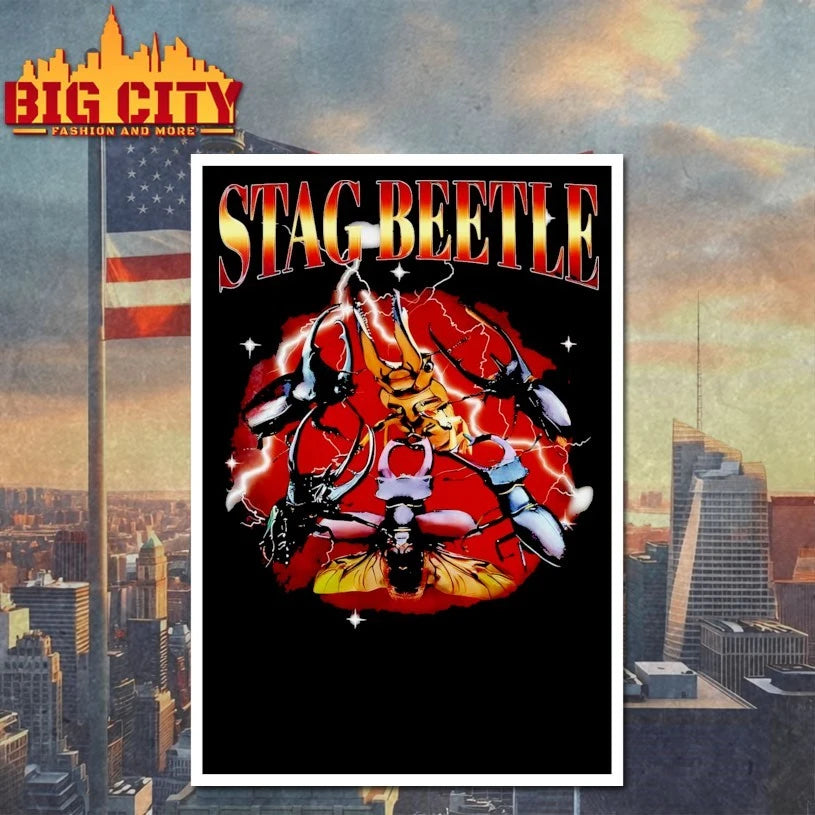 Stag Beetle Vintage graphic shirt