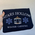 Stars Hollow Winter Carnival Embroidered Sweatshirt | Cozy Sweater | Winter Wonderland Apparel | Unisex Holiday Sweatshirt