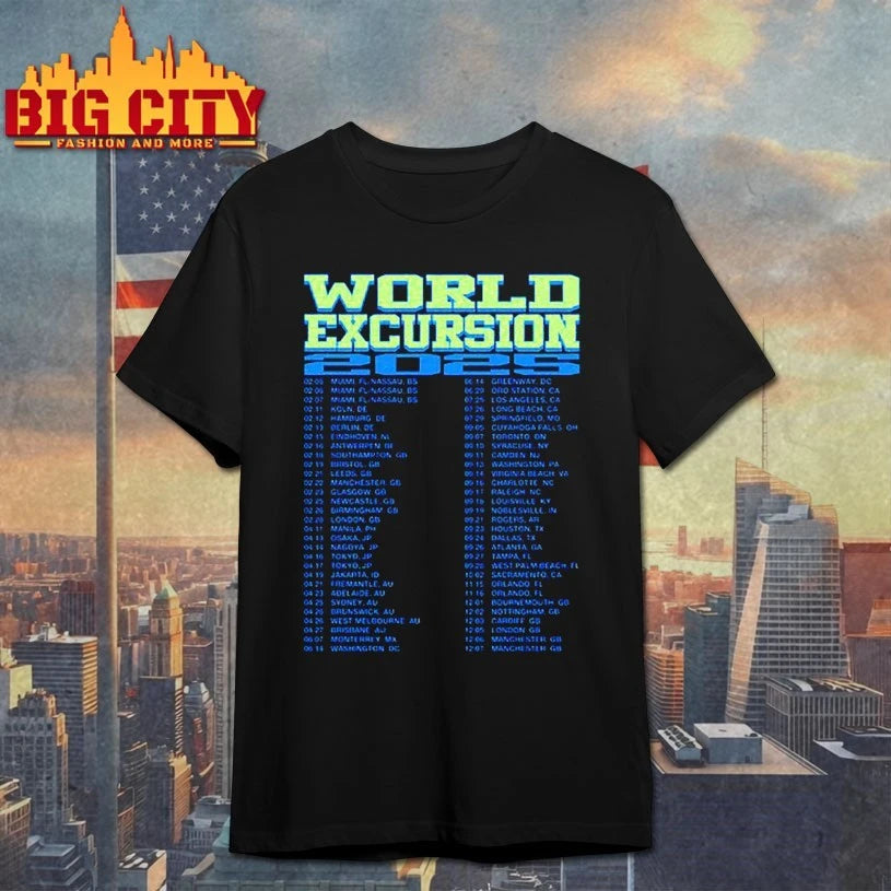 State Champs World Excursion 2025 Tour shirts