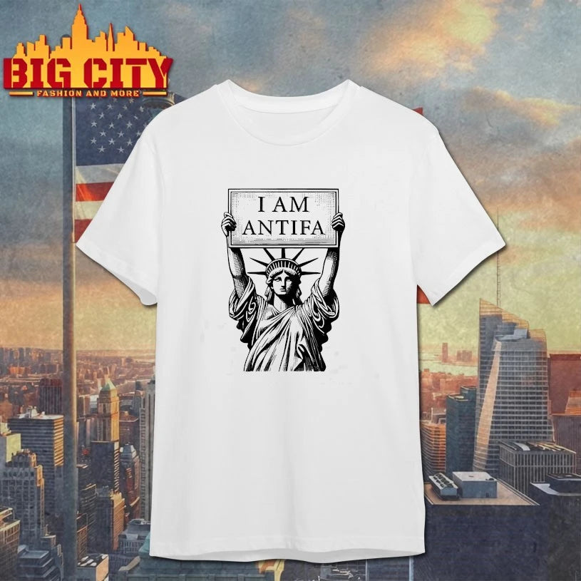 Statue Of Liberty I Am Antifa Shirt