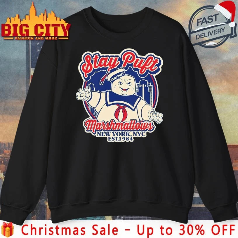 Stay Puft Marshmallows New York NYC est 1984 shirt