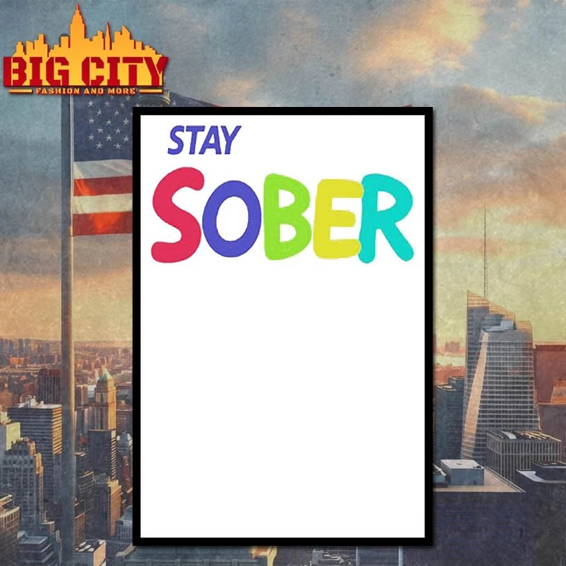 Stay Sober Gaming White Shirt