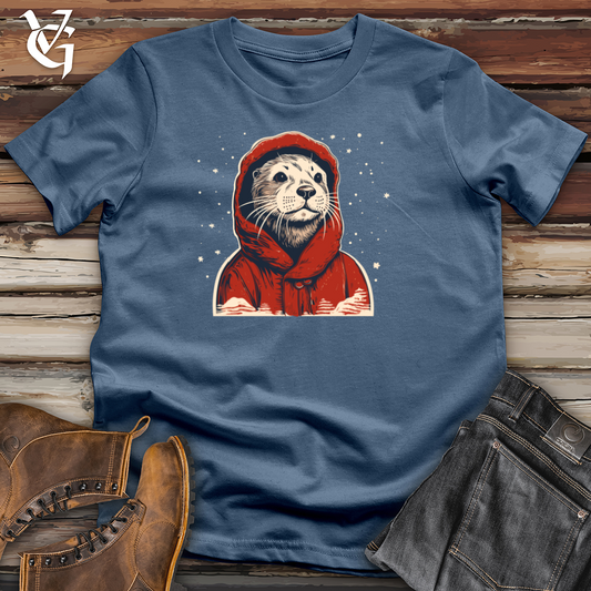 Retro Cozy Otter Cotton Tee