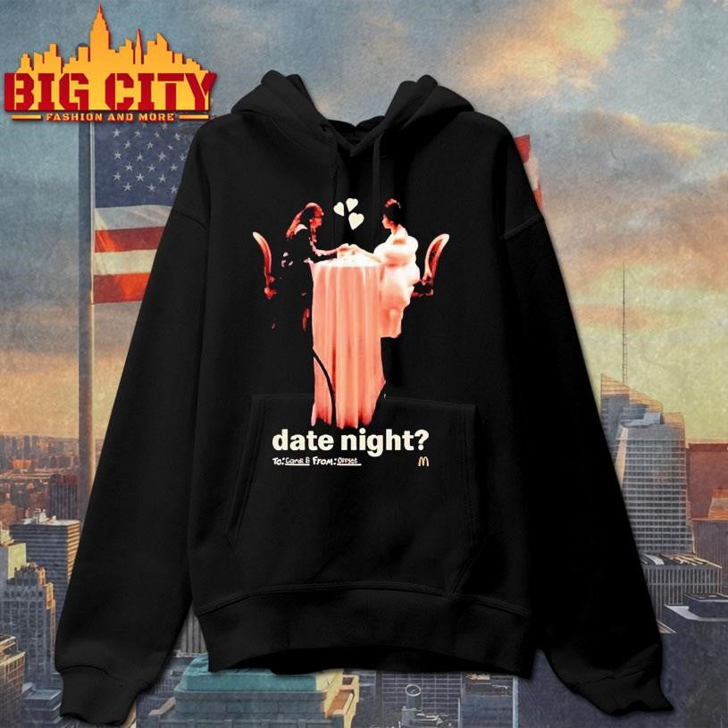 Stefon Diggs And Cardi B Offset Date Night Mcdonald’s Shirt