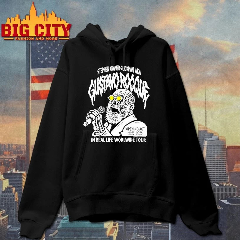 Stephen Kramer Glickman Gustavo Rocque In Real Life Worldwide Tour shirt