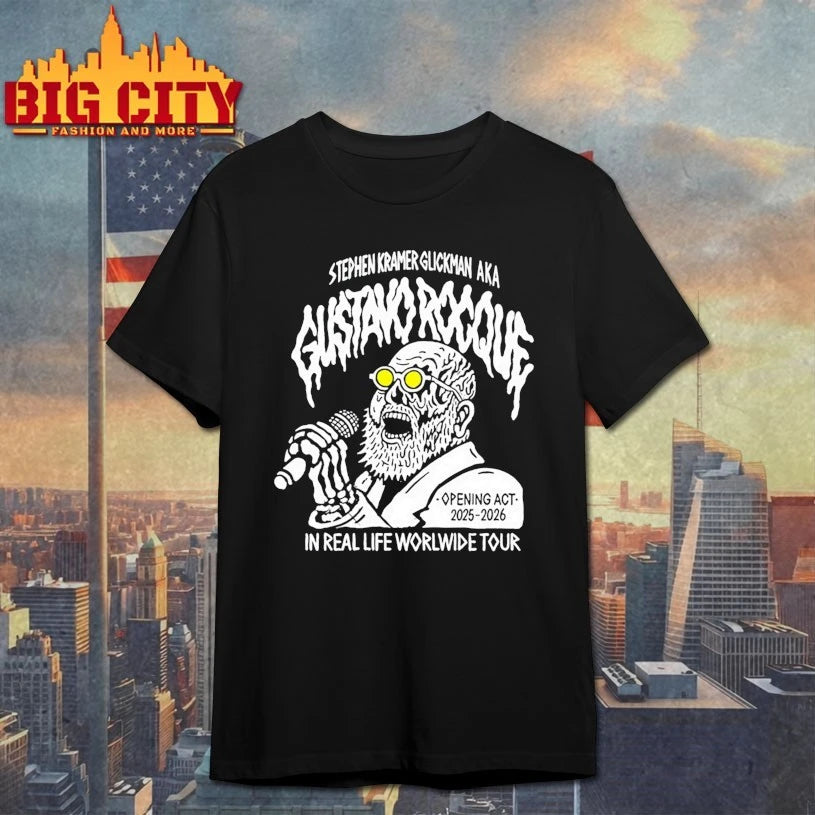 Stephen Kramer Glickman Gustavo Rocque In Real Life Worldwide Tour shirt