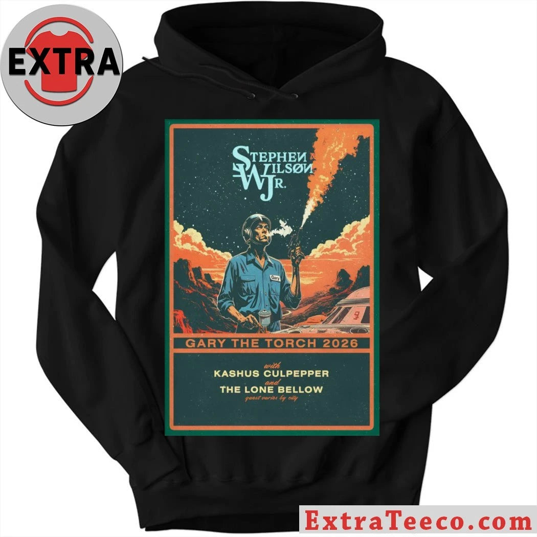 Stephen Wilson JR. 2026 Gary The Torch Tour Poster Shirt