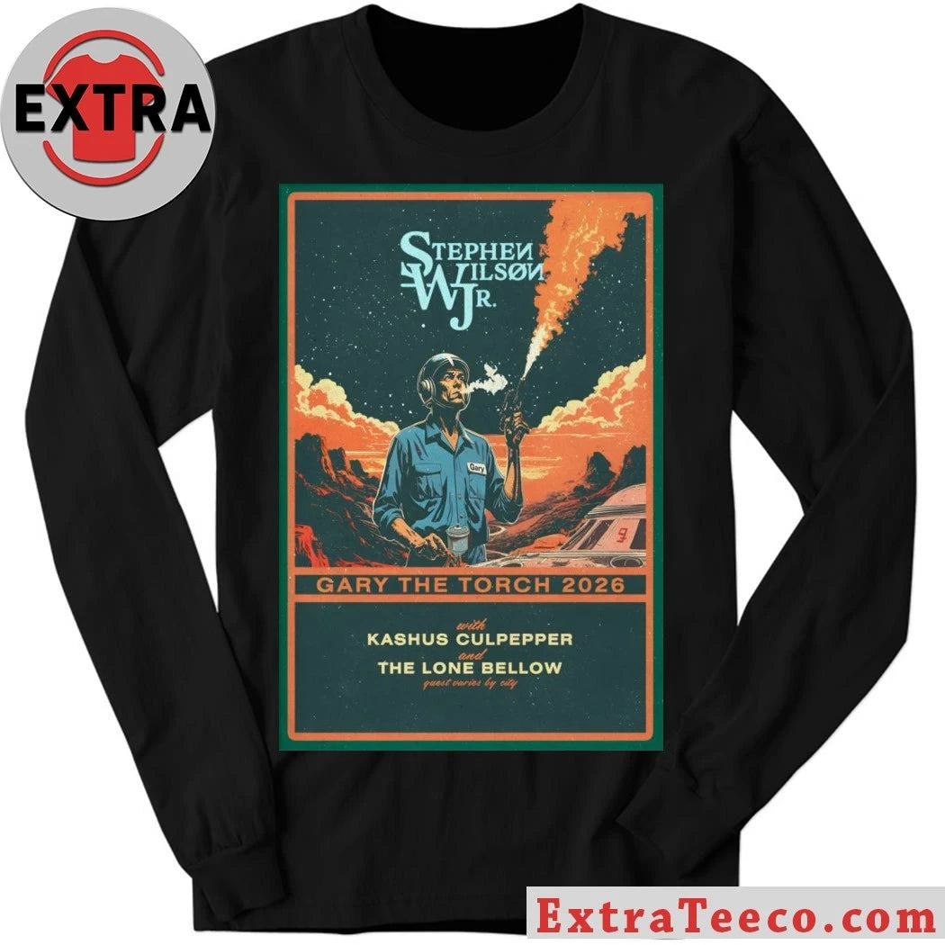 Stephen Wilson JR. 2026 Gary The Torch Tour Poster Shirt
