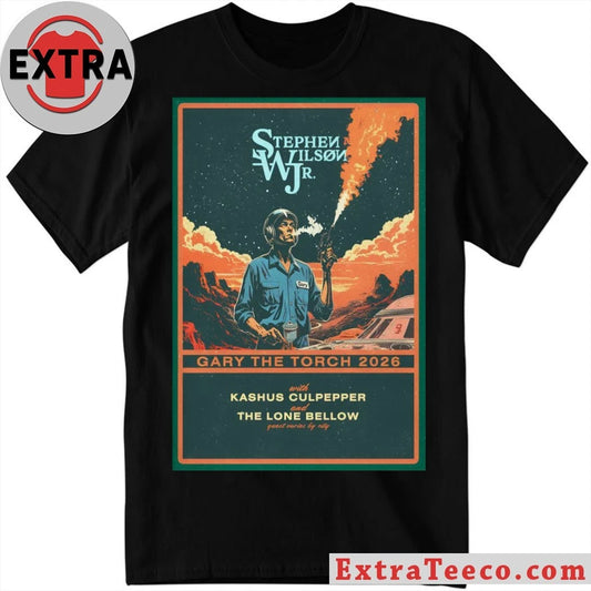 Stephen Wilson JR. 2026 Gary The Torch Tour Poster Shirt