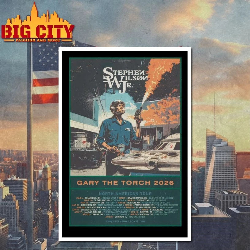 Stephen Wilson JR. 2026 NA Tour Poster shirt